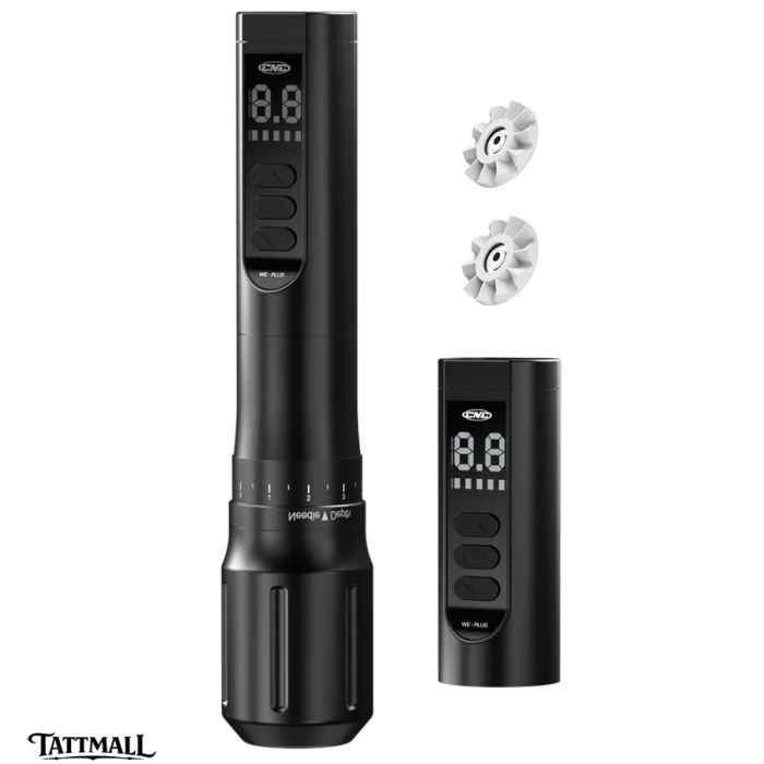 CNC X-WE PRO Wireless Tattoo Pen Machine Digital Display & Dual Batteries CNC X-WE PRO Wireless Tattoo Pen Machine Digital Display & Dual Batteries